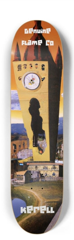Genuine Flame Co STATE STREET KERELL PRO BOARD #1 Skateboard Deck
