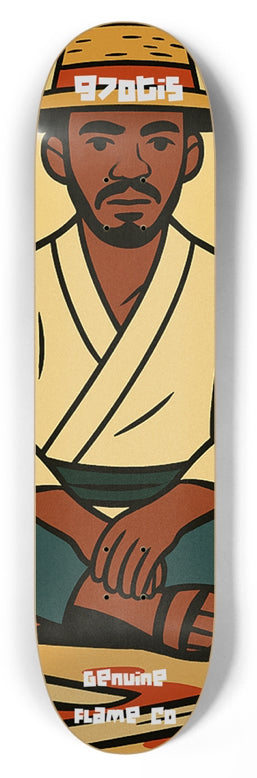 97OTIS ''PINE SAMURAI'' Pro Board #1 8 Inch Skateboard Deck